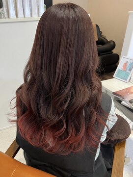 ルポン(Lepont) 蒲郡ヘアカラー/ピンク/艶髪/グラデーションカラー/ブリーチ