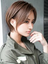 カライングドゥ(ing deux)&nbsp;ショートカット×ひし形ショートボブ×前髪あり20代30代40代 s03