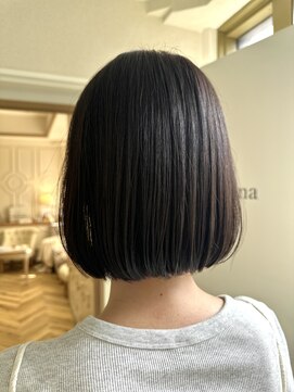 ルアナ ヘア アンド トリートメント(Luana) ボブ×職場で浮かないラベンダーアッシュ