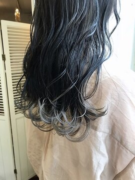ランプ ヘアー(lamp hair) 【lamp斉藤】裾カラー×ホワイトベージュ