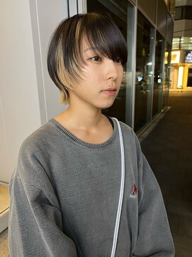 カフ(CAF) CAF/松本/ウルフカット/インナーカラー/大阪/心斎橋