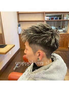 シェロヘア(cielo HAIR) メンズショート×メッシュ