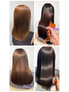 美容室フルール 20代30代40代ストレート髪質改善大人ボブ