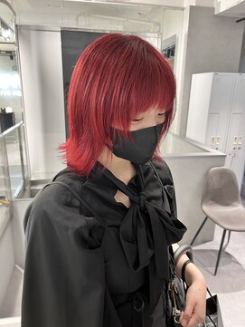 ファイブバイジエクト 堀江(FIVE by The Ect) レッドボブウルフ