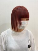【青木菜月】インナーカラー　暖色カラー
