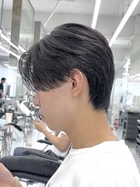 メンズヘアセンス 渋谷(MEN'S HAIR SENSE) アッシュブラック/ウルフ/マッシュパーマ/カルマパーマ/渋谷