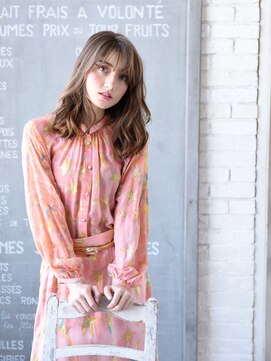 カバーヘア ブリス 川口(COVER HAIR bliss) 大人フェミニンハイライトカラーミディアムレイヤーtk5川口