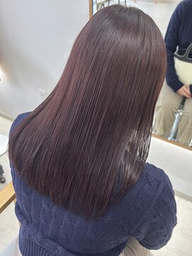 ミリ 奈良店(mm) ラベンダー/ブリーチなし/近鉄奈良/髪質改善トリートメント/学生