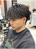 シースルーフェザーショート