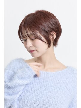 ミチオ ノザワ ヘアサロン ギンザ(Michio Nozawa HAIR SALON Ginza) 30代40代小顔カットショートボブ丸ブラウングレージュ