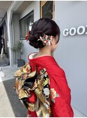 『振袖×ヘアセット』