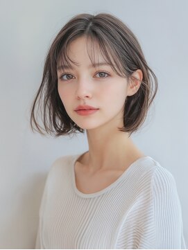 ニィー バイ ディコ(nii by Dico) 【耳掛けボブ×くすみベージュ】#井尻駅