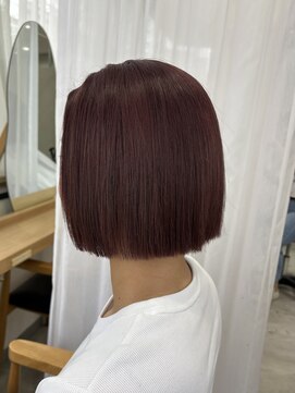 リュンヌ(Lune) ボブ×レッド/ダブルカラー/艶髪/美髪/モテ髪/YU153