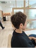 20代30代40代ハイライトハンサムショート 小顔