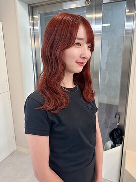 エトレ(etore) 透明感レッドブラウン/レイヤーカット