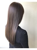【セミロング（髪質改善）】×【ナチュラルブラウン】