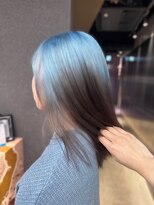 エン 栄店(enne)&nbsp;大人ガーリー/ダークアッシュ/ミディアムレイヤーカット/栄