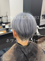 ヘアースマイルクー(HAIR SMILE COEUR)&nbsp;【COEUR/TOMOYA】ホワイトシルバー☆