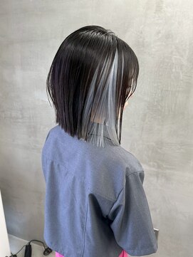 アンバー(UMBER) 京都西院/インナーカラー ブリーチ 髪質改善 ダブルカラー