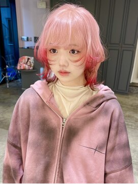 ノエ 心斎橋(Noe) ペールピンク デザインカラー ダブルカラー ハイトーン【LIRA】