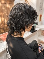 ユイマァルスロウ 岡山(YUIMARLSLOW) 岡山メンズサロン20代30代ニュアンスウルフメンズパーマ