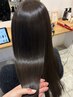 カラー&縮毛が同日施術OK◎カット+髪質改善カラー+シルキー+Dr.TR +薬剤除去