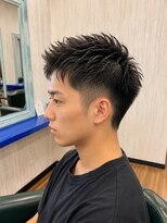 ルートヘア 辻堂店 辻堂メンズカット/ビジネスショート爽やかメンズ/アップバング
