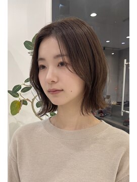 トレ(tre.) 小顔叶うくしゃっとワンカールボブ