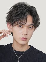 Men's salon fifth 博多【メンズサロン フィフス】【11月1日NEW OPEN(予定)】&nbsp;博多ツイストスパイラルパーマ波巻きパーマセンターパートゆるめ