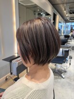 ヘア デザイン リスク(HAIR DESIGN RISK)&nbsp;【RISK 白井琴菜】 三鷹 ハイライトショートボブ