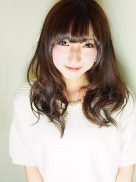 マテリアル(Material) {阪急六甲 Material} 小顔似合わせカット&耳かけ無造作カール