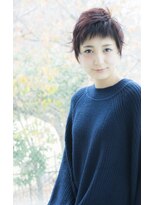 ビフィーノ イーリス 川西店(bifino iris)&nbsp;『朝の時間簡単』☆トップパーマ＋カラーで作る大人ショート