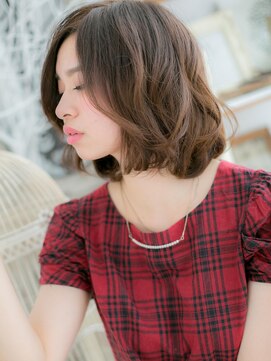 モッズヘア 越谷(mod's hair) ■小顔見せ♪アシンメトリーふわミディ8-3★越谷20代30代40代