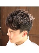 プレイス(PLACE) メンズ　ナチュラルパーマ