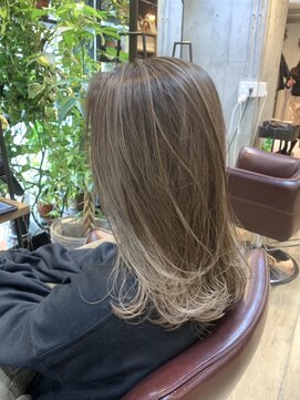 ロダット 横浜(LODAT by little) シナモンベージュ×バレイヤージュ【LODAT横浜】