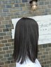 カット+縮毛矯正+ヘアパック¥18600→16400