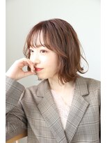 エクリフルール(equri fleur) ラベージュ×外ハネボブ