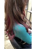 インナーカラー チェリーピンク