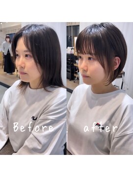 ビューイースト 亀戸 錦糸町(VIEW EAST) ショートボブ/イメチェンショート/イヤリングカラー