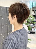 大人ベリーショート×ショートバング