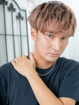 メンズヘア ビーセカンド 草加店(MENS HAIR B-2) 無造作に決める！ハイトーンカラーのラウンドマッシュC草加