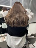 【梅田】ハイライトカラーホワイトカラーミルクティーベージュ