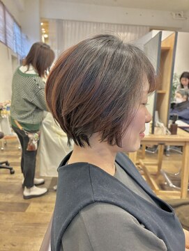 フーチー クーチー ヘッド ショップ 曽根本店(FUCHI KUCHI head shop) @fuchi_kuchi.okada[大阪豊中/ひし型まるみショート/バーム］