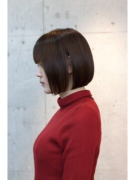 サクラ 岐阜(SAKURA) 首が綺麗に見えるボブ　髪質改善カラー　ミニボブ　岐阜