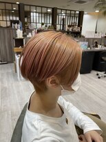 ヘア フィックス リュウ リゾート(hair fix RYU Resort) ピンクコーラル　ショート
