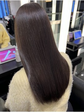 エアー 銀座タワー(AIR) プレミアムケアカラー/髪質改善/美髪/ツヤ髪スタイル【榛葉】