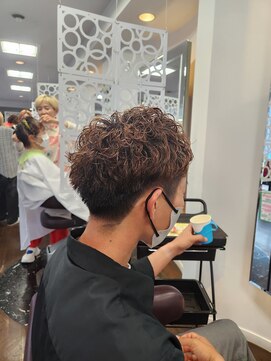 榮(Salon de 榮) メンズショートパーマ
