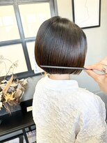 セジールへアメゾン(SAISIR HAIRMAISON)&nbsp;デザインカラー/レイヤーカット/ウェットヘア/オリーブベージュ