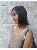 ロマリア(Lomalia)&nbsp;【Lomalia表参道】乾かすだけでキマる/ワンレン切りっぱなしボブ