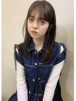 スクレ(s:;cre) 【ダークグレージュ×シアーバング】